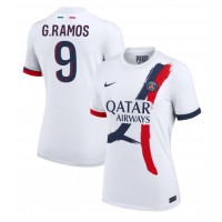 Fotballdrakt Dame Paris Saint-Germain Goncalo Ramos #9 Bortedrakt 2024-25 Kortermet